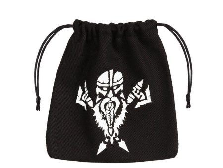 Dice Bag: Dwarven Black & White Dice Bag Sale