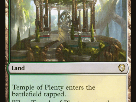 Temple of Plenty [Phyrexia: All Will Be One Commander] For Sale