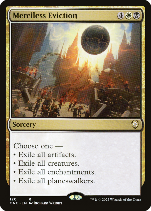 Merciless Eviction [Phyrexia: All Will Be One Commander] Discount