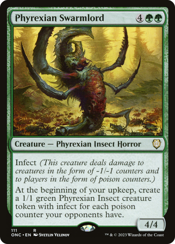 Phyrexian Swarmlord [Phyrexia: All Will Be One Commander] Cheap