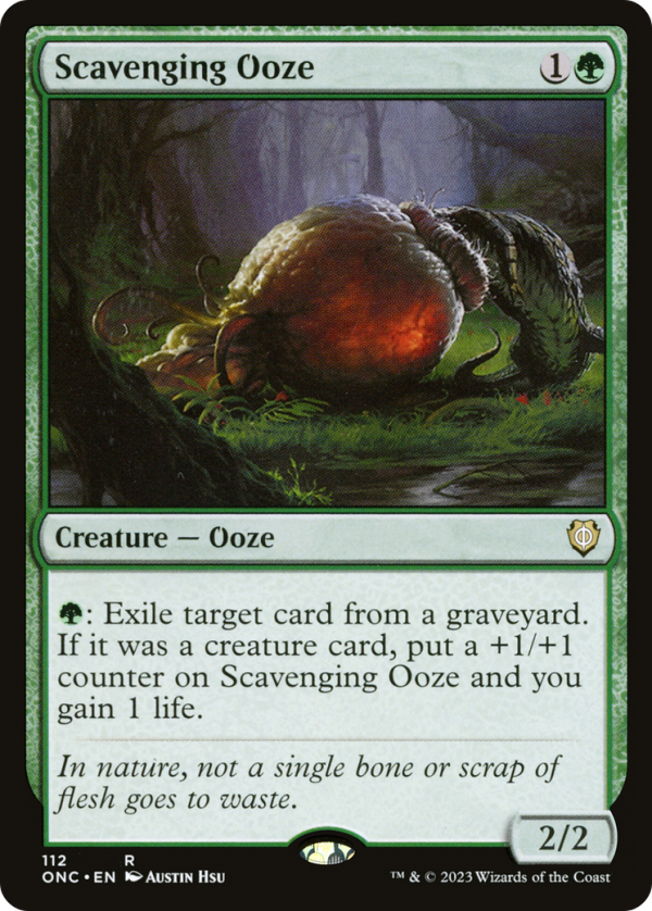 Scavenging Ooze [Phyrexia: All Will Be One Commander] Hot on Sale