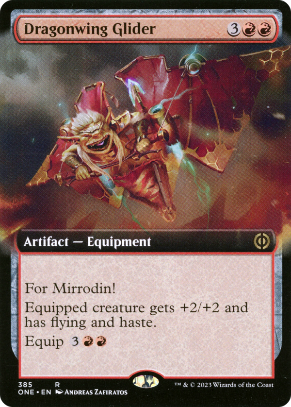 Dragonwing Glider (Extended Art) [Phyrexia: All Will Be One] Supply