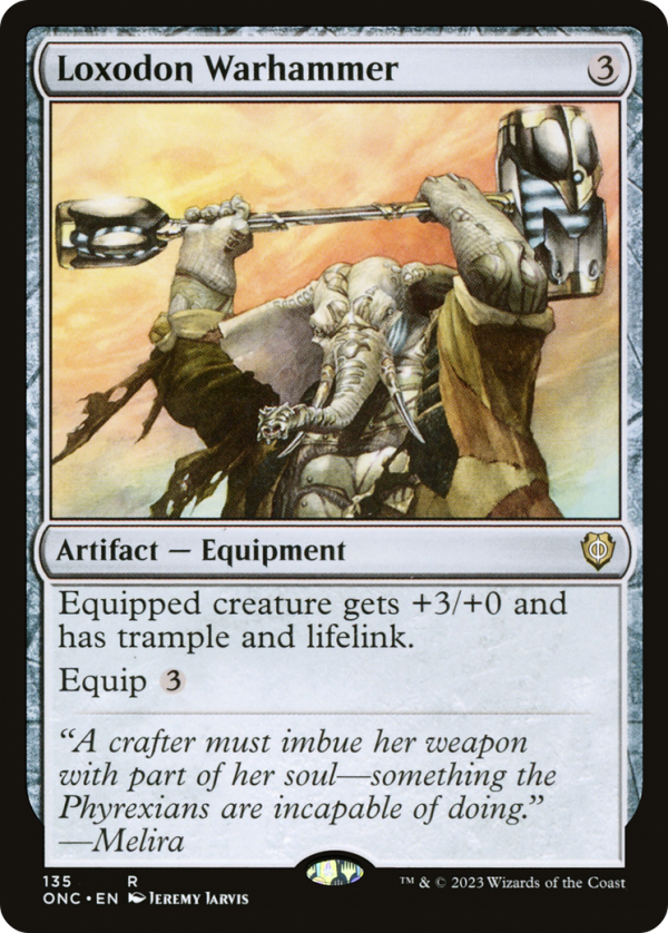 Loxodon Warhammer [Phyrexia: All Will Be One Commander] Discount