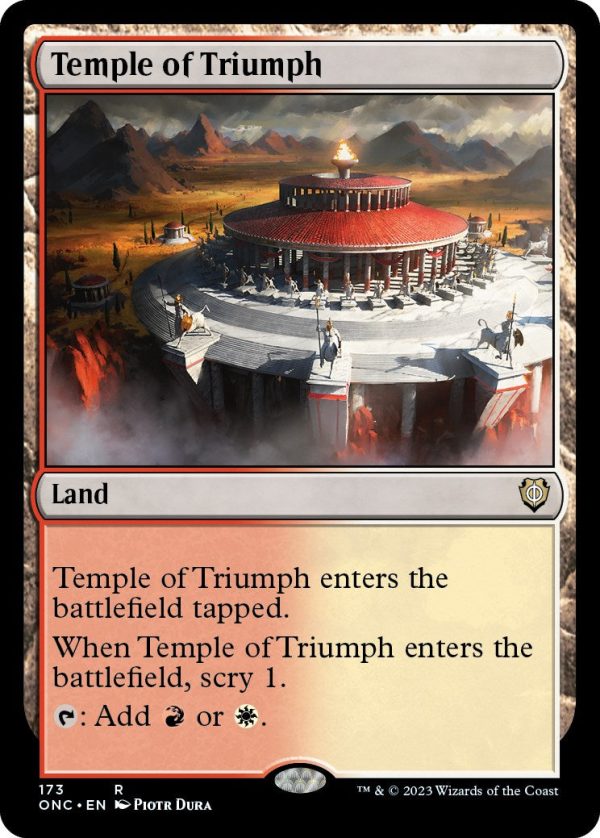 Temple of Triumph [Phyrexia: All Will Be One Commander] Fashion