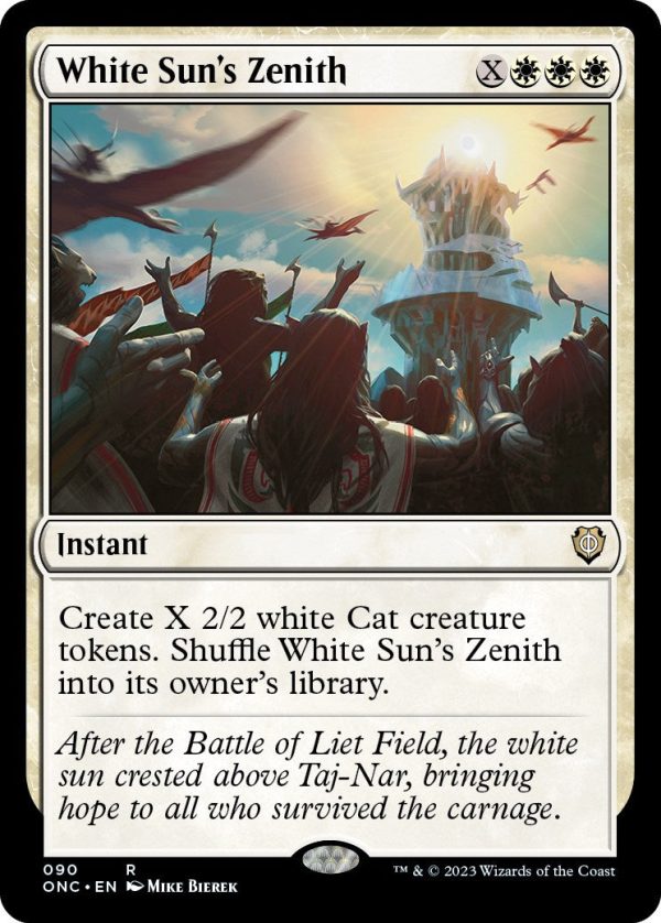 White Sun s Zenith [Phyrexia: All Will Be One Commander] Discount