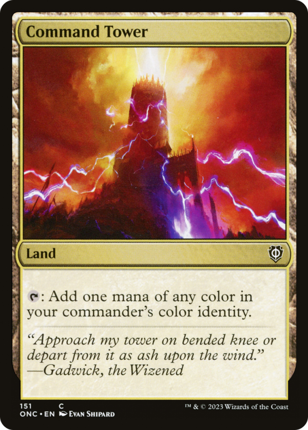 Command Tower [Phyrexia: All Will Be One Commander] Online Hot Sale