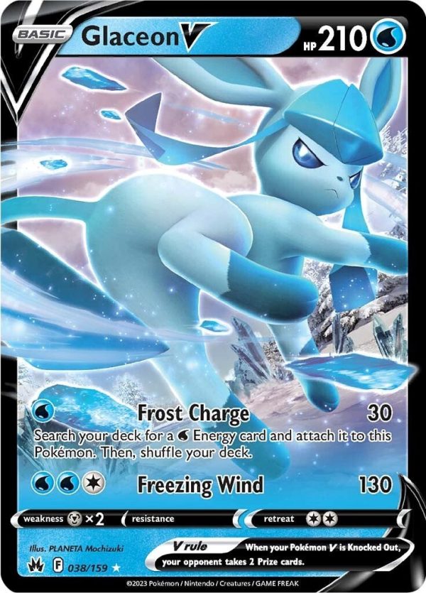 Glaceon V (038 159) [Sword & Shield: Crown Zenith] Fashion