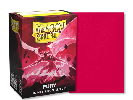 Dragon Shield: (100) Matte Dual Sleeves Fury Online Sale