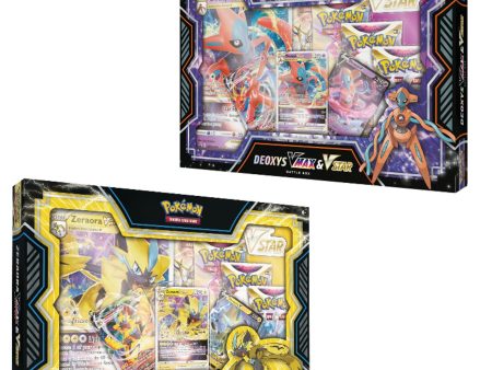 Pokemon: Zeraora Deoxys V-max Vstar battle Box Hot on Sale