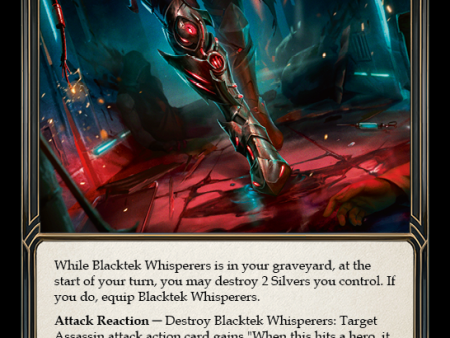 Blacktek Whisperers [DYN117] (Dynasty)  Rainbow Foil Online Sale