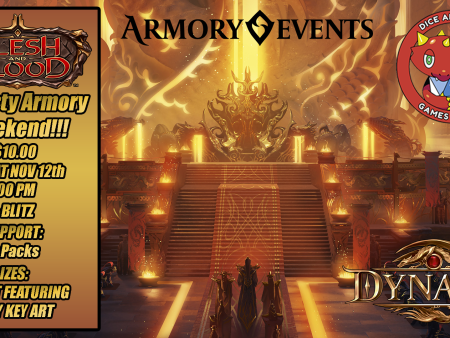 Flesh and Blood: Dynasty Armory Weekend - Blitz Tournament ticket on Sale