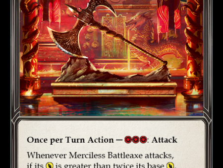 Merciless Battleaxe [DYN068] (Dynasty)  Rainbow Foil Online Sale