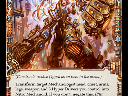 Construct Nitro Mechanoid    Nitro Mechanoid [DYN092] (Dynasty)  Rainbow Foil For Sale