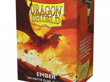 Dragon Shields: (100) Matte Dual Sleeves Ember Online