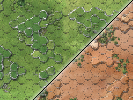 BattleTech: Battle Mat- Grasslands Desert For Sale