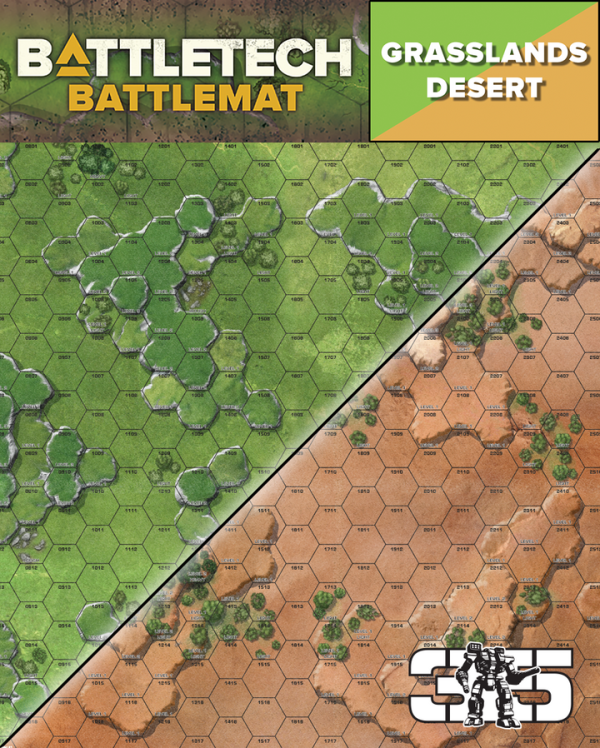 BattleTech: Battle Mat- Grasslands Desert For Sale