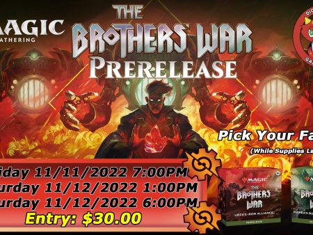 Magic the Gathering: The Brothers  War Prerelease Weekend ticket For Sale