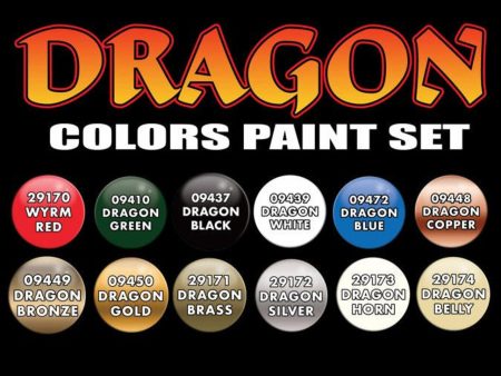 Dragon Colors Paint Set Hot on Sale