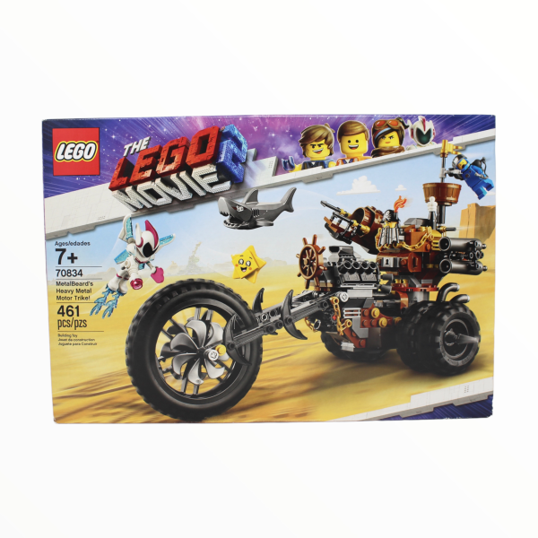 Retired Set 70834 The LEGO Movie 2 MetalBeard’s Heavy Metal Motor Trike! Cheap