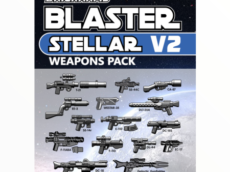 BrickArms Blaster Weapons Pack - Stellar V2 For Sale