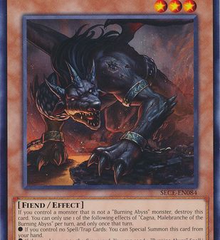 Cagna, Malebranche of the Burning Abyss [SECE-EN084] Rare Discount